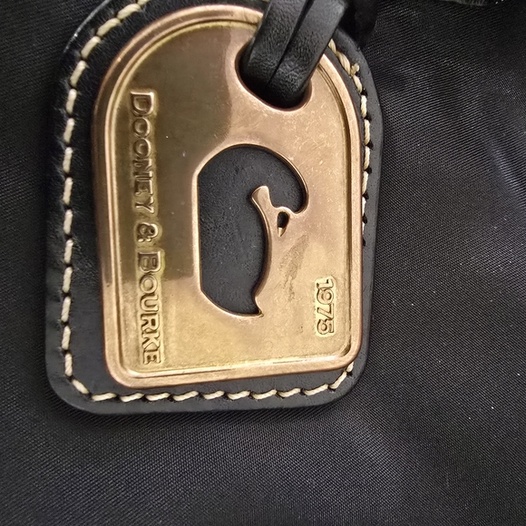 Dooney & Bourke black canvas tote bag - Picture 10 of 13